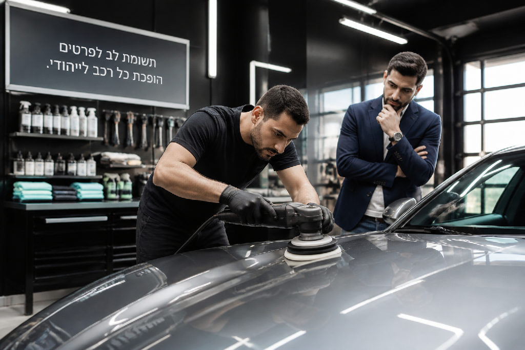 כמה עולה לפתוח עסק דיטיילינג לרכב ואיך מצליחים בו?