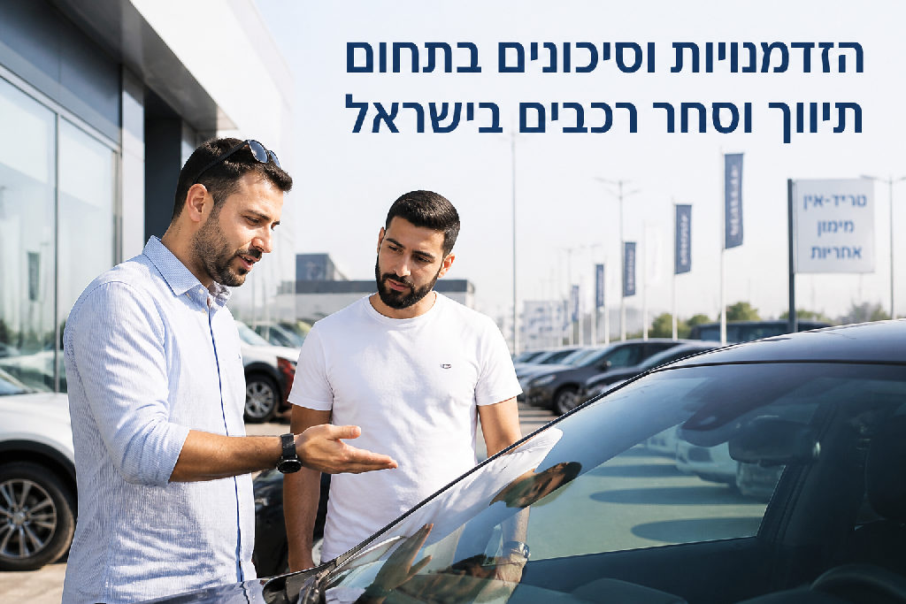 הזדמנויות וסיכונים בתחום תיווך וסחר רכבים בישראל