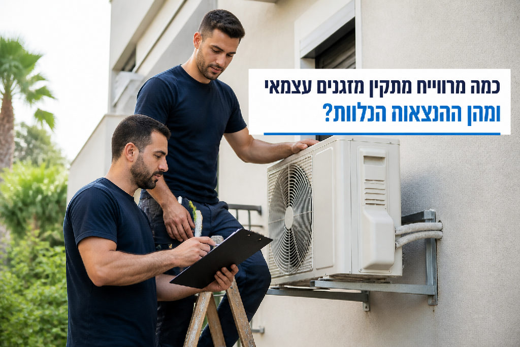 כמה מרוויח מתקין מזגנים עצמאי ומהן ההוצאות הנלוות?