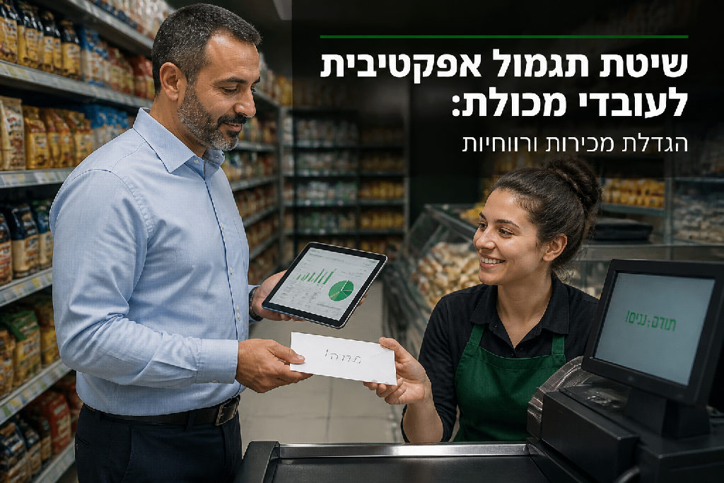 שיטת תגמול אפקטיבית לעובדי מכולת: הגדלת מכירות ורווחיות