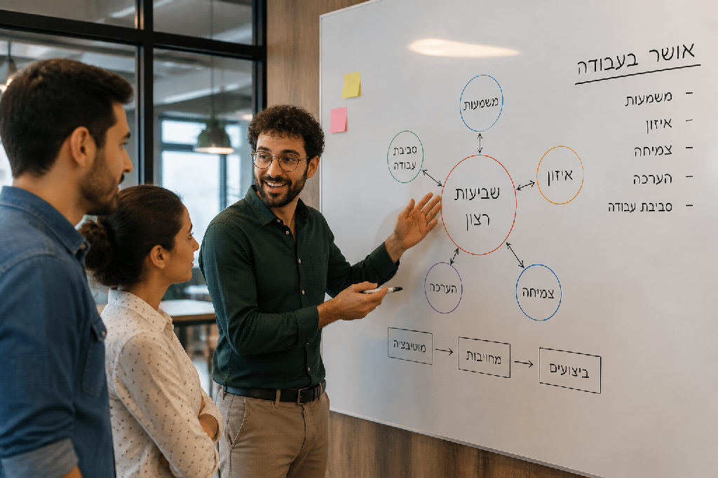 אושר בעבודה: הגורמים המשמעותיים ביותר לשביעות רצון עובדים
