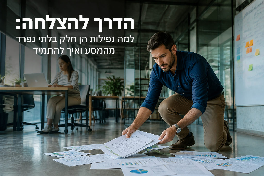 הדרך להצלחה: למה נפילות הן חלק בלתי נפרד מהמסע ואיך להתמיד