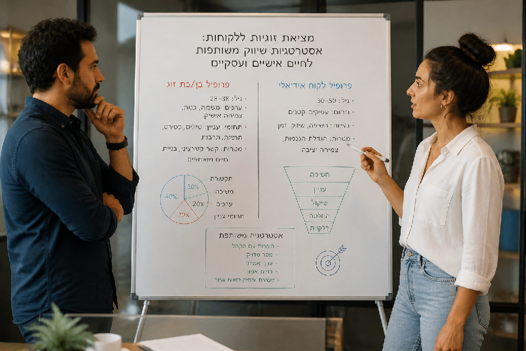 מציאת זוגיות ולקוחות: אסטרטגיות שיווק משותפות לחיים אישיים ועסקיים