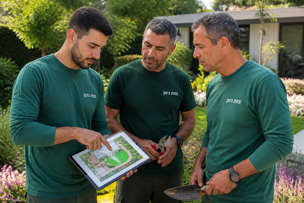 ייעול כוח אדם בעסק להקמת גינות: מעובדי יומית לצוות מקצועי
