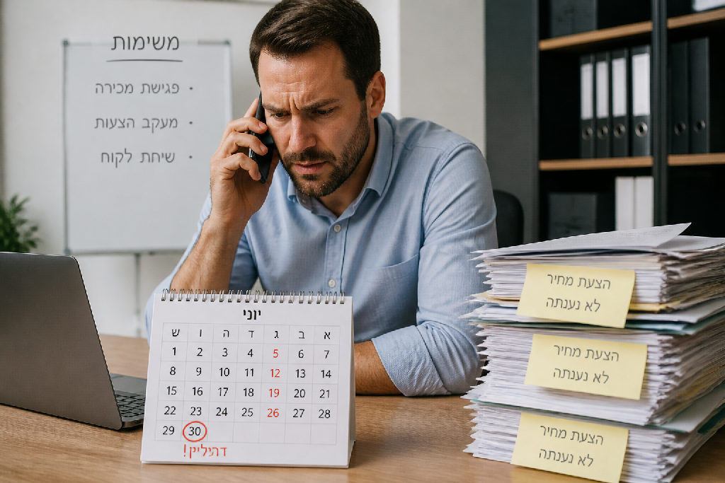 ניהול לקוחות: איך להתמודד כשלקוחות מחכים לרגע האחרון עם הצעת מחיר?