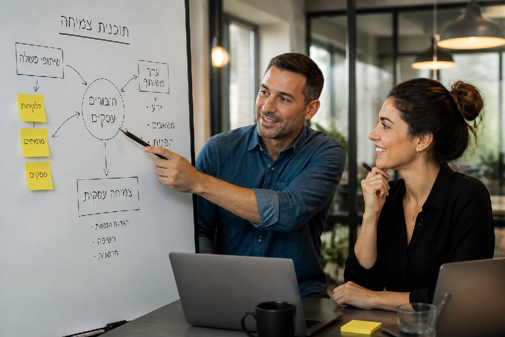 איך חיבורים עסקיים ושיתופי פעולה במשרד משותף מאיצים צמיחה עסקית