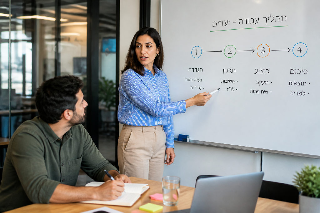 איך להסביר יעדים לעובדים בצורה שמייצרת תוצאות