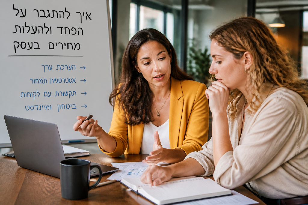 איך להתגבר על הפחד ולהעלות מחירים בעסק